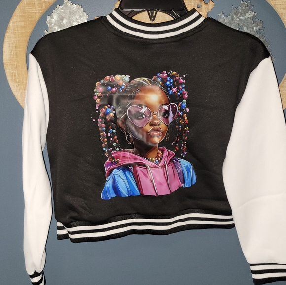 Girls Spring/fall Coat. Button Up. - Picture 4 of 4